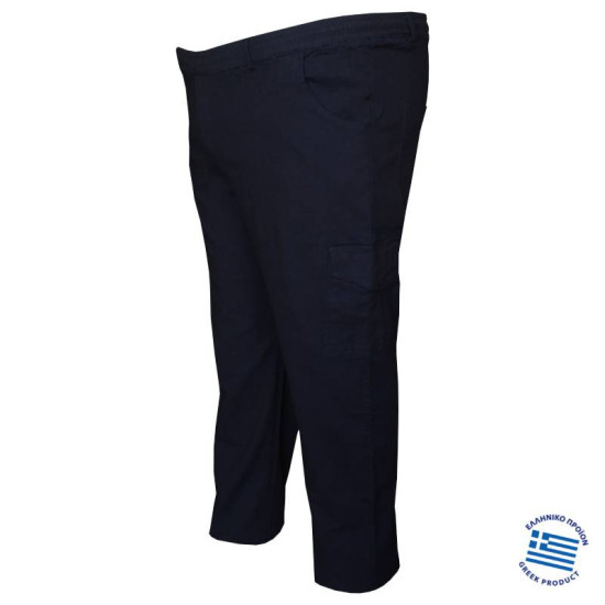 Ελαστική jean παντελόνα cargo by LTG - Dark Blue