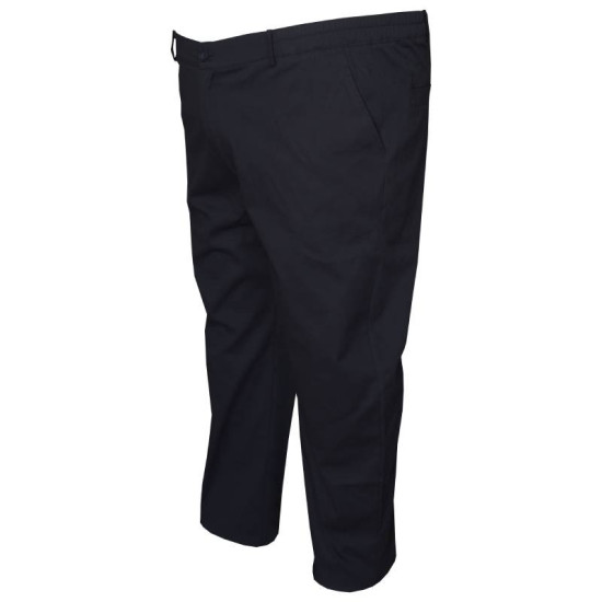 Eλαστική straight cut chino καπαρτινέ παντελόνα με λάστιχο στο πλάι, by LTG - Dark Blue Eλαστική straight cut chino καπαρτινέ παντελόνα με λάστιχο στο πλάι, by LTG - Dark Blue