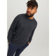 Jack & Jones knit crew neck - Dark Grey Melange Jack & Jones knit crew neck - Dark Grey Melange