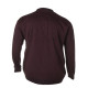 Βαμβακερό jacquard πλεκτό πουλόβερ της Leo Collection - Ruby Wine