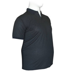 Polo jacquard με τσέπη και κοντό μανίκι by Leo Collection - Dark Olive Green Polo jacquard με τσέπη και κοντό μανίκι by Leo Collection - Dark Olive Green
