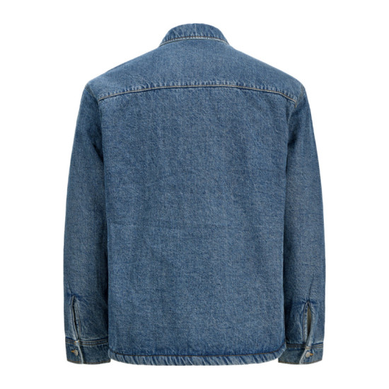 Overshirt denim πουκάμισο με επένδυση,