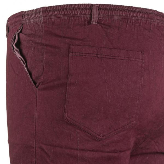 Ελαστική Stonewashed καπαρτινέ βερμούδα Ελαστική Stonewashed καπαρτινέ βερμούδα