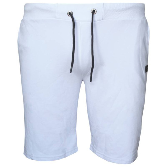 Βερμούδα jersey pennie με plastisol patch - White Βερμούδα jersey pennie με plastisol patch - White