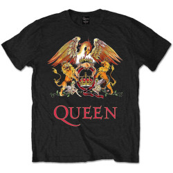Queen Logo T-shirt,Licensed Merchandise - Black Rock Queen Logo T-shirt,Licensed Merchandise - Black Rock