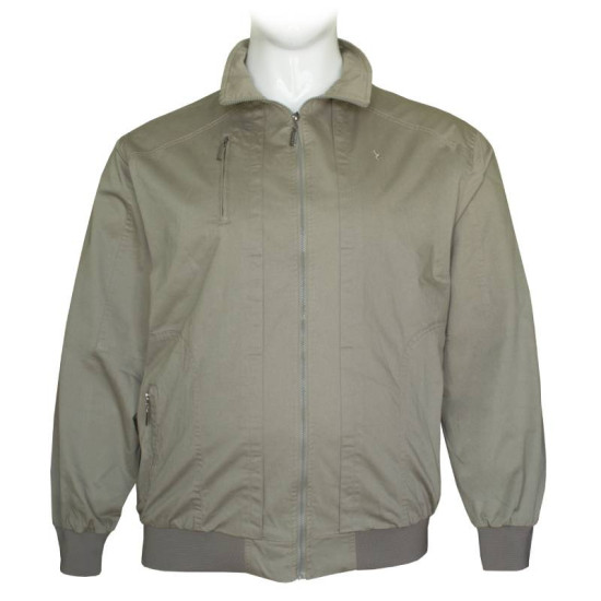 Ανοιξιάτικο βαμβακερό καπαρτινέ μπουφάν - Beige Ανοιξιάτικο βαμβακερό καπαρτινέ μπουφάν - Beige