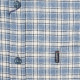 Πουκάμισο king size καρό από βαμβακερή φανέλα - Faded Blue/White Πουκάμισο king size καρό από βαμβακερή φανέλα - Faded Blue/White