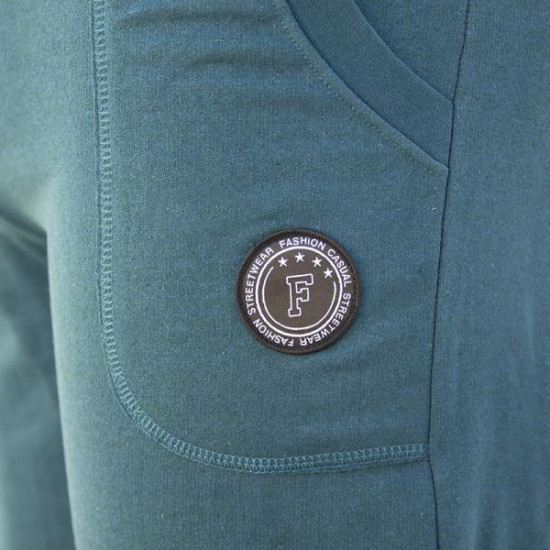 Παντελόνι φόρμας φούτερ με patch - ΠΕΤΡΟΛ Παντελόνι φόρμας φούτερ με patch - ΠΕΤΡΟΛ