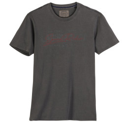 Stone Washed king size t-shirt μακό Stone Washed king size t-shirt μακό