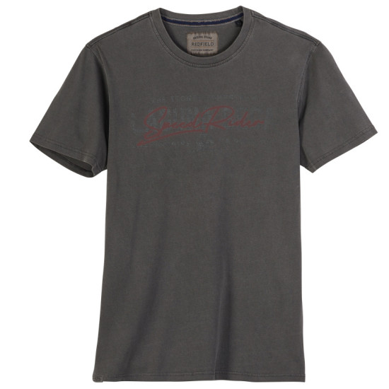 Stone Washed king size t-shirt μακό Stone Washed king size t-shirt μακό