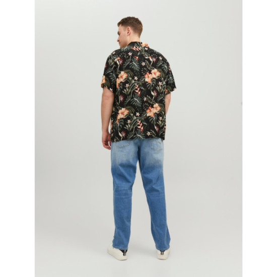 Jeff Resort Floral Shirt by Jack & Jones - Black Jeff Resort Floral Shirt by Jack & Jones - Black