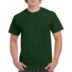 Μονόχρωμο βαμβακερό t-shirt - Dark Green Μονόχρωμο βαμβακερό t-shirt - Dark Green