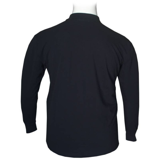 Polo πικέ μονόχρωμη με τσέπη - NAVY BLUE Polo πικέ μονόχρωμη με τσέπη - NAVY BLUE