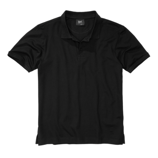 Ελαστικό Βαμβακερό Polo χωρίς τσέπη,της Brandit - Black Ελαστικό Βαμβακερό Polo χωρίς τσέπη,της Brandit - Black