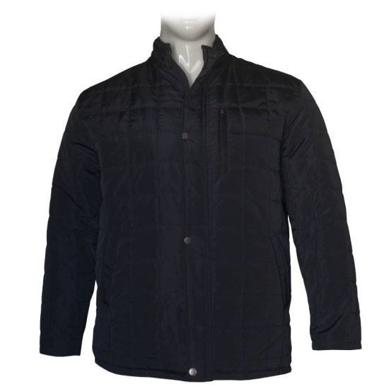 Καπιτονέ king size αντιανεμικό μπουφάν - Dark Blue Καπιτονέ king size αντιανεμικό μπουφάν - Dark Blue