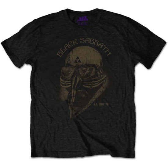 Black Sabbath 1978 US Tour,Licensed Merchandise T-shirt - Black Rock Black Sabbath 1978 US Tour,Licensed Merchandise T-shirt - Black Rock