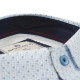 Πουκάμισο king size ελαστικό σχεδιαστό - Chambray Blue/Pale White