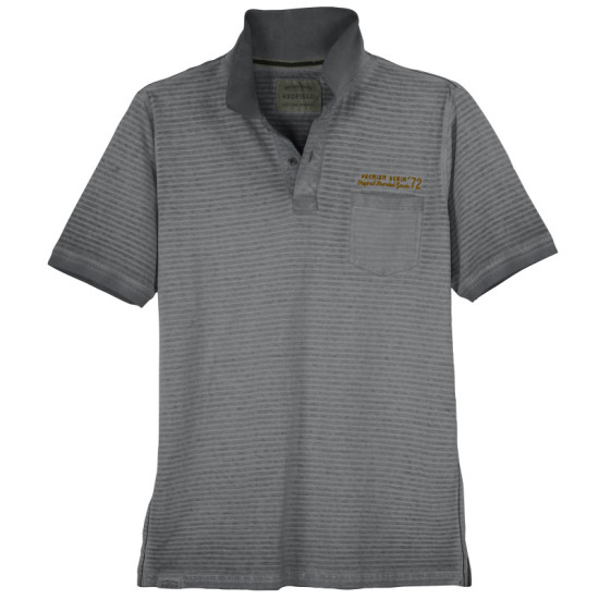 King Size Stone Washed Jersey Polo King Size Stone Washed Jersey Polo