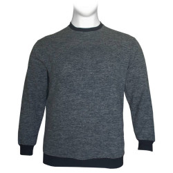 Μακρυμάνικη Μπλούζα Wool Feel με Flock 3D στάμπα της Leo Collection - Blue Denim Μακρυμάνικη Μπλούζα Wool Feel με Flock 3D στάμπα της Leo Collection - Blue Denim