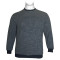 Μακρυμάνικη Μπλούζα Wool Feel με Flock 3D στάμπα της Leo Collection - Blue Denim