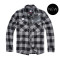 Ozzy Checkshirt Long Sleeve - Black/Coal