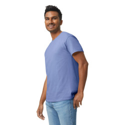 Μονόχρωμο βαμβακερό t-shirt - Violet Μονόχρωμο βαμβακερό t-shirt - Violet