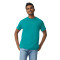 Μονόχρωμο βαμβακερό t-shirt - Antique Jade Dome