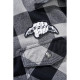 Ozzy Checkshirt Long Sleeve - Black/Coal