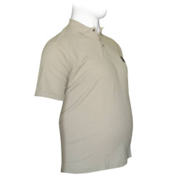 Polo pique με patch στο στήθος - Beige Polo pique με patch στο στήθος - Beige