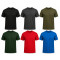 6Pack T-shirt Προσφορά 3+3 - Black,Charcoal,Forest Green,Khaki,Sax,Red