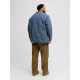 Overshirt denim πουκάμισο με επένδυση,