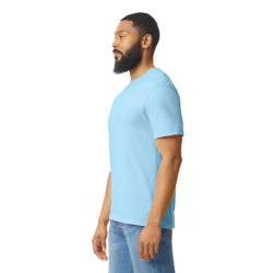 Μονόχρωμο βαμβακερό t-shirt - Light Blue Μονόχρωμο βαμβακερό t-shirt - Light Blue