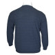 Βαμβακερή jacquard demi-saison μπλούζα της Leo Collection - Indigo Βαμβακερή jacquard demi-saison μπλούζα της Leo Collection - Indigo