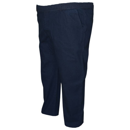 Ελαστική straight cut chino jean παντελόνα, by LTG - BLUEBLACK