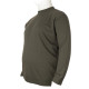 Μπλούζα πλεκτή μονόχρωμη λαιμόκοψη - Dark Olive Green Μπλούζα πλεκτή μονόχρωμη λαιμόκοψη - Dark Olive Green