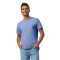 Μονόχρωμο βαμβακερό t-shirt - Violet
