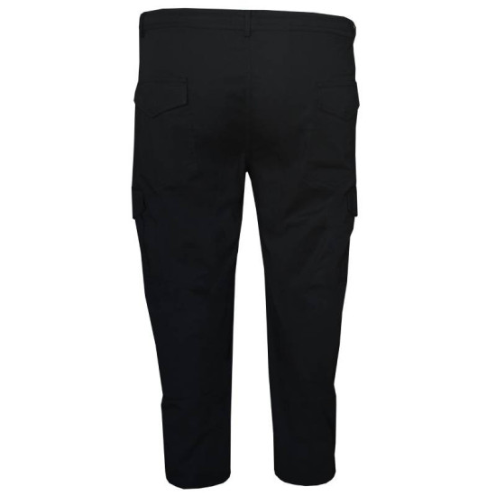 Καπαρτινέ σταθερή cargo παντελόνα της Leo Collection - Black Rock Καπαρτινέ σταθερή cargo παντελόνα της Leo Collection - Black Rock