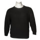 Πλεκτό πουλόβερ λαιμόκοψη της Jack & Jones - Coal Black Πλεκτό πουλόβερ λαιμόκοψη της Jack & Jones - Coal Black