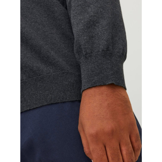 Jack & Jones knit crew neck - Dark Grey Melange Jack & Jones knit crew neck - Dark Grey Melange