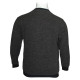 Μακρυμάνικη Μπλούζα Wool Feel με Flock 3D στάμπα της Leo Collection - Black