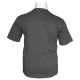 Βαμβακερό t-shirt φλάμα μονόχρωμο τύπου button ve - Ultimate Grey Βαμβακερό t-shirt φλάμα μονόχρωμο τύπου button ve - Ultimate Grey
