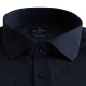 Easy iron μακρυμάνικο ριγέ πουκάμισο - Dark Blue Easy iron μακρυμάνικο ριγέ πουκάμισο - Dark Blue