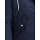 Jack & Jones Loop Parka Jacket - Navy Blazer Jack & Jones Loop Parka Jacket - Navy Blazer