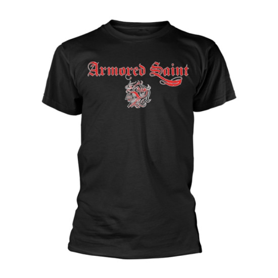 Armored Saint Logo T-shirt,Licensed Merchandise - Black Armored Saint Logo T-shirt,Licensed Merchandise - Black
