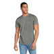 Μονόχρωμο βαμβακερό t-shirt - Heather Green Μονόχρωμο βαμβακερό t-shirt - Heather Green