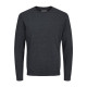 Jack & Jones knit crew neck - Dark Grey Melange Jack & Jones knit crew neck - Dark Grey Melange