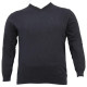 Μονοχρωμη μπλουζα tricot με ve και κεντημα - Black Μονοχρωμη μπλουζα tricot με ve και κεντημα - Black