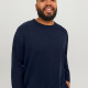 Jack & Jones knit crew neck - Navy Blazer Jack & Jones knit crew neck - Navy Blazer