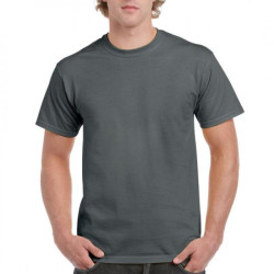 Μονόχρωμο βαμβακερό t-shirt - Charcoal Μονόχρωμο βαμβακερό t-shirt - Charcoal