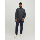 Jack & Jones knit crew neck - Dark Grey Melange Jack & Jones knit crew neck - Dark Grey Melange